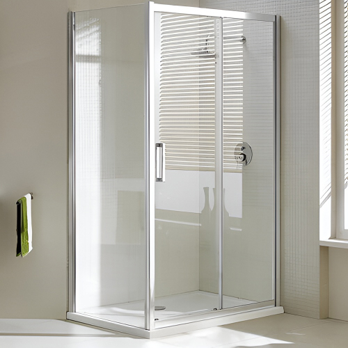 Душевой уголок AVS Квант 130x80 профиль хром, стекло прозрачное