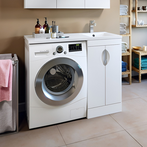 Тумба с раковиной Runo Лира 00-00000144+00-00001120 105 правая