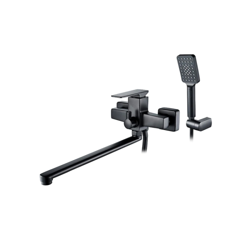 Смеситель универсальный Accoona H124F A71124F черный матовый