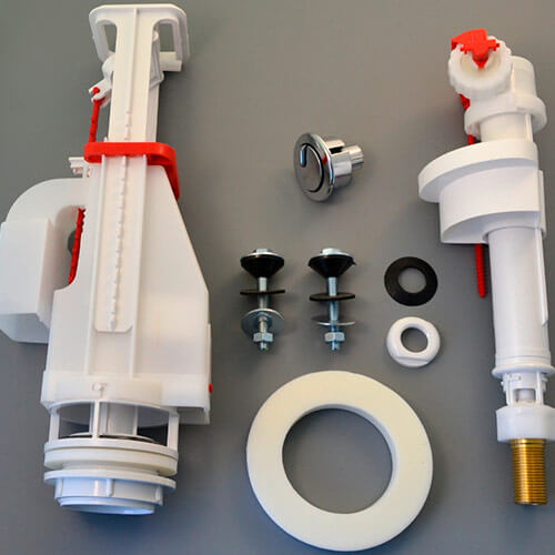 Арматура для унитаза 1/2 двойной смыв металл Alcaplast SA08SK