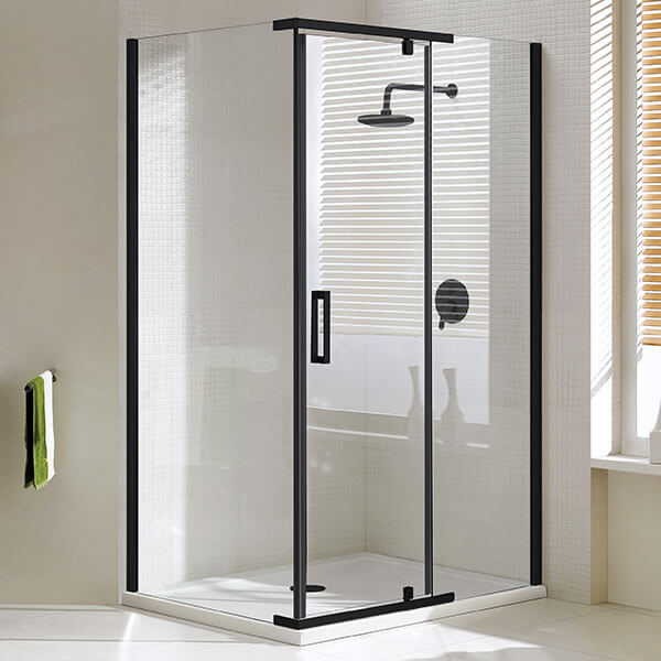 Душевой уголок AVS Фаворит 120x100 профиль черный матовый, стекло прозрачное