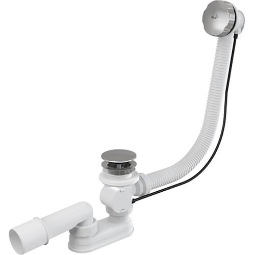 Сифон д/ван автомат d70 хром ALCA...