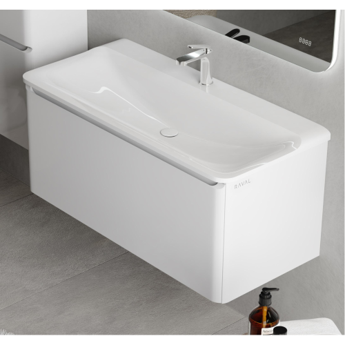 Тумба с раковиной Raval Welto Solo 100