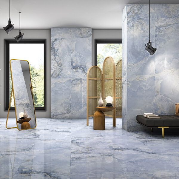 Керамогранит AVS by Colortile Onyx Sea Blue 60x120 матовый