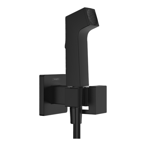 Гигиенический душ со смесителем Hansgrohe Ecosmart+ 29233670 черный матовый Гигиенический душ со смесителем Hansgrohe Ecosmart+ 29233670 черный матовый