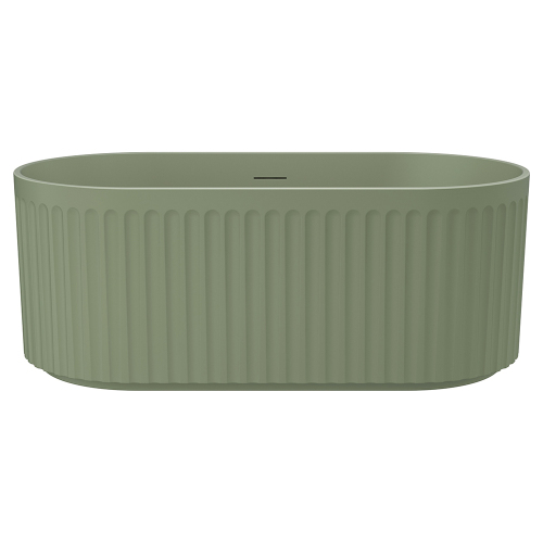 Акриловая ванна AVS Олимпия 170x75 оливковая темная матовая c донным клапаном