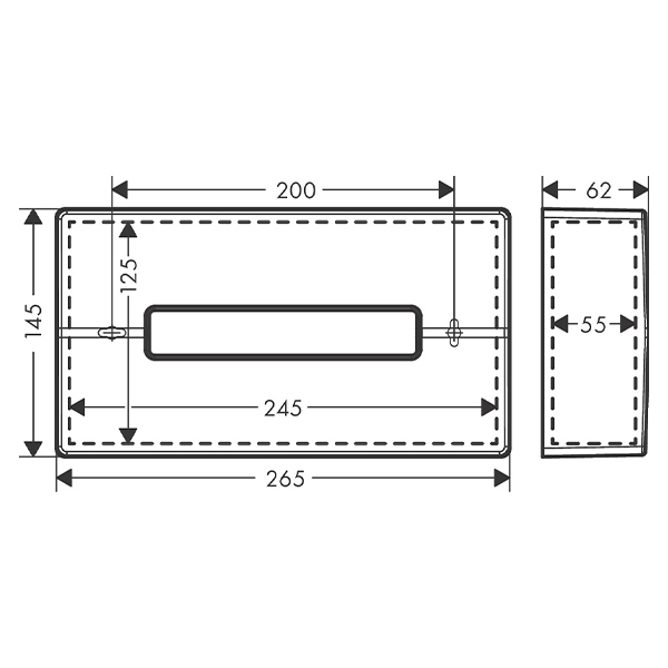 Держатель для салфеток Hansgrohe хром 41774000