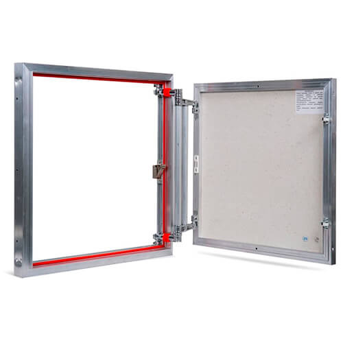 Люк под плитку 600х600 Евроформат Практика ЕТР 60-60