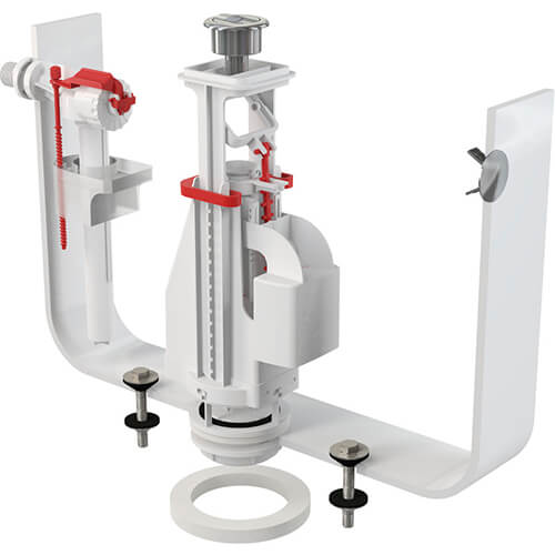 Арматура для унитаза 3/8 двойной смыв Alcaplast SA08