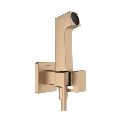 Гигиенический душ со смесителем Hansgrohe Ecosmart+ 29233140 шлифованная бронза Гигиенический душ со смесителем Hansgrohe Ecosmart+ 29233140 шлифованная бронза