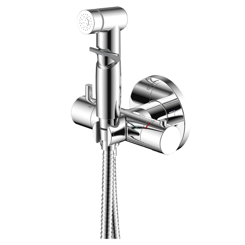 Гигиенический душ со смесителем Rossinka X25-58 хром