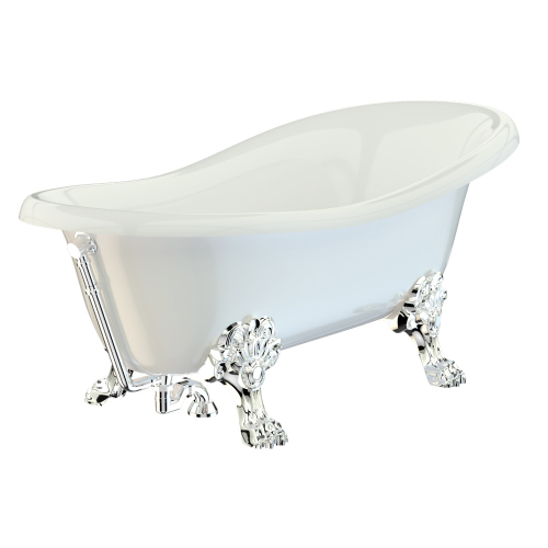 Ванна 170х80см хром MIGLIORE