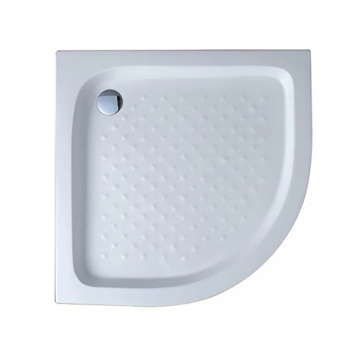 Поддон для душа Cezares Tray 90x90 белый, четверть круга, акрил, с сифоном