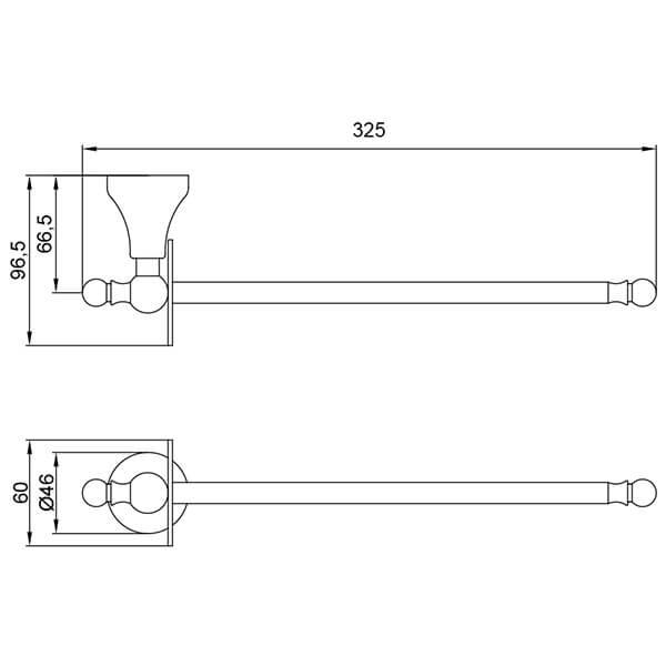 Держатель запасных рулонов Veragio Gialetta VR.GIL-6482.BR бронза