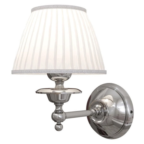 2240-CRM Светильник настен хром + плафон P3 028/16 синт ткань 1 штука