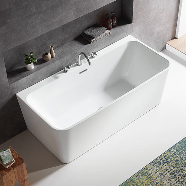 Акриловая ванна AVS Тоника 170x80 белая c донным клапаном