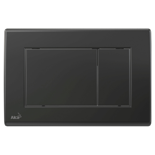 Кнопка смыва Alcaplast M278-Black черная матовая Кнопка смыва Alcaplast M278-Black черная матовая