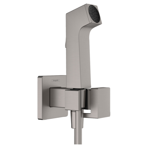 Гигиенический душ со смесителем Hansgrohe Ecosmart+ 29233340 черный хром Гигиенический душ со смесителем Hansgrohe Ecosmart+ 29233340 черный хром