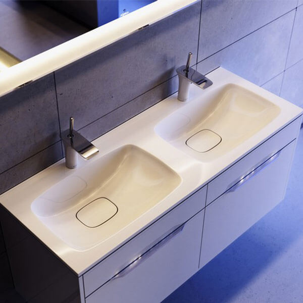 Тумба с раковиной 122 подвесная Malaga Aqwella Mal.01.12