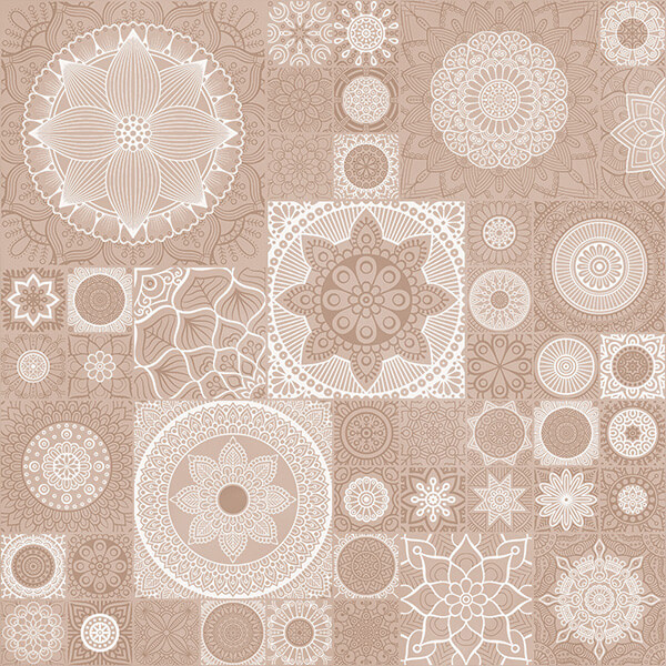 Керамогранит 60x60 матовый Mandala desert palm AVS by Colortile