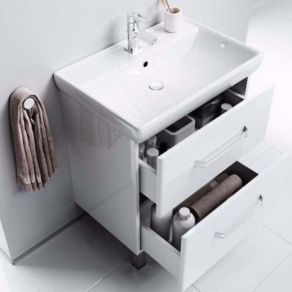 Тумба с раковиной 70 напольная Neo Aqwella Neo.01.07