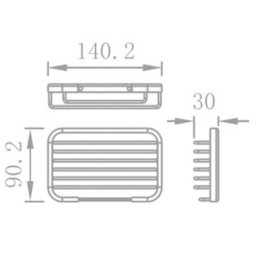 Мыльница подвесная AVS Theme 880309