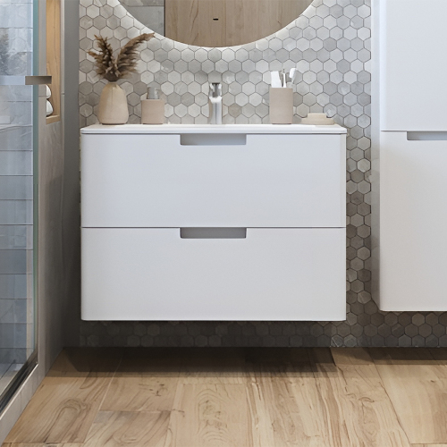 Тумба с раковиной Briz Прато 240 03-18100-16Н 100 см