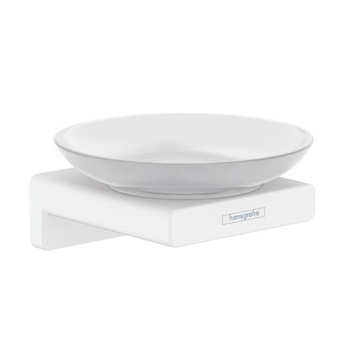 Мыльница Hansgrohe белый матовый 41746700 Мыльница Hansgrohe белый матовый 41746700