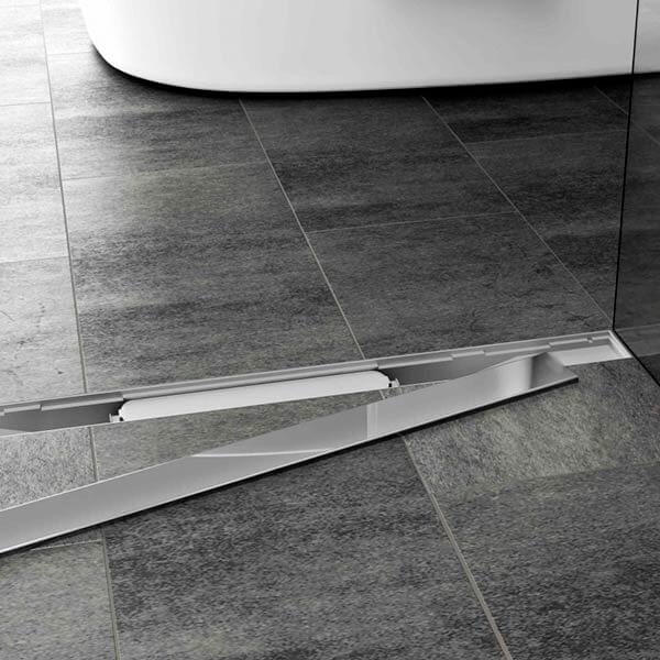 Водоотводящий желоб 850 Klasik/Floor MCH с сеточками CH 850/50 KN сет