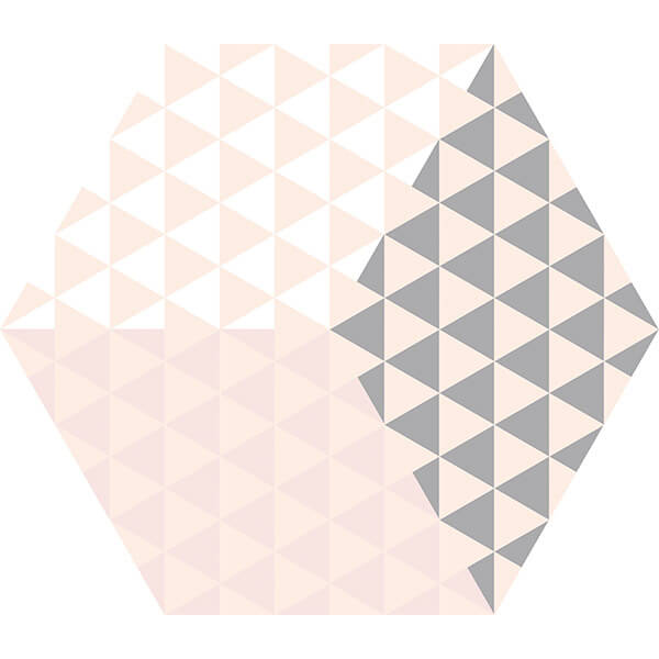 Керамогранит 23x27 матовый rosa Peonia KEROS M138