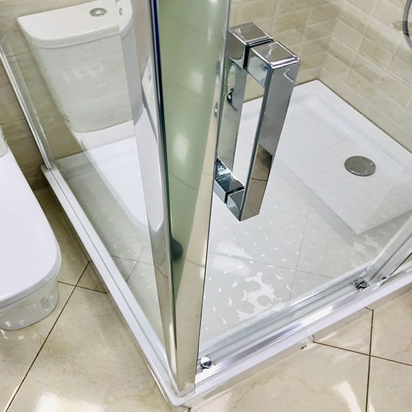 Душевой уголок AVS Квант Квадро 120x100 профиль хром, стекло прозрачное