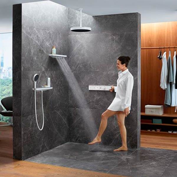Боковой душ 360 с полкой Rainfinity Hansgrohe 26243700