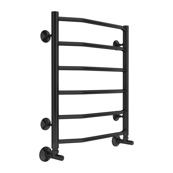 Полотенцесушитель водяной Terminus Виктория П6 50x60 черный матовый