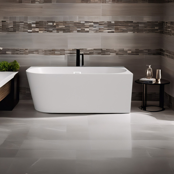 Акриловая ванна AVS Галатея 170x80 R белая с донным клапаном