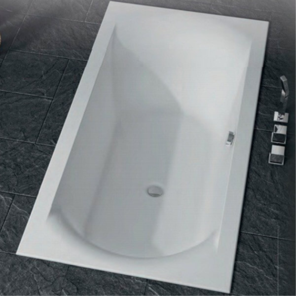 Акриловая ванна Riho Linares 180х80 белая, с ножками