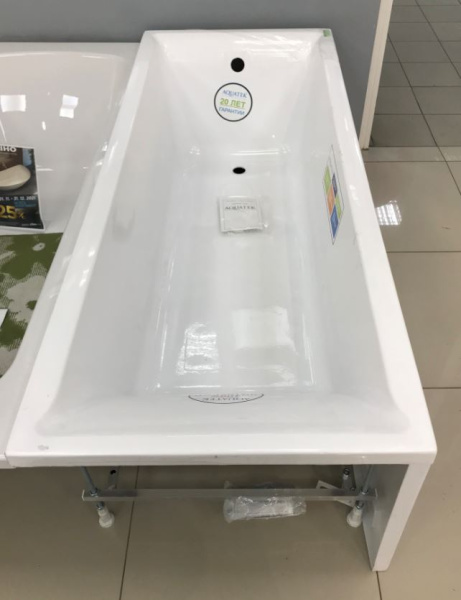 Акриловая ванна Aquatek Лайма 170x70 белая, без каркаса