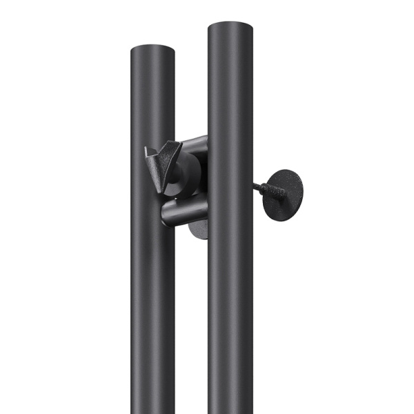 Полотенцесушитель электрический Nika Robe-2 120x10 черный матовый