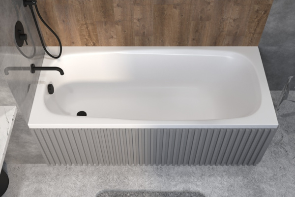 Акриловая ванна Whitecross Layla 180x80 белая, без каркаса