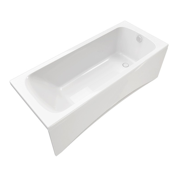 GAMMA Ванна акриловая 1700x700x560 с каркасом, с ФП, без с/п, белая TRITON