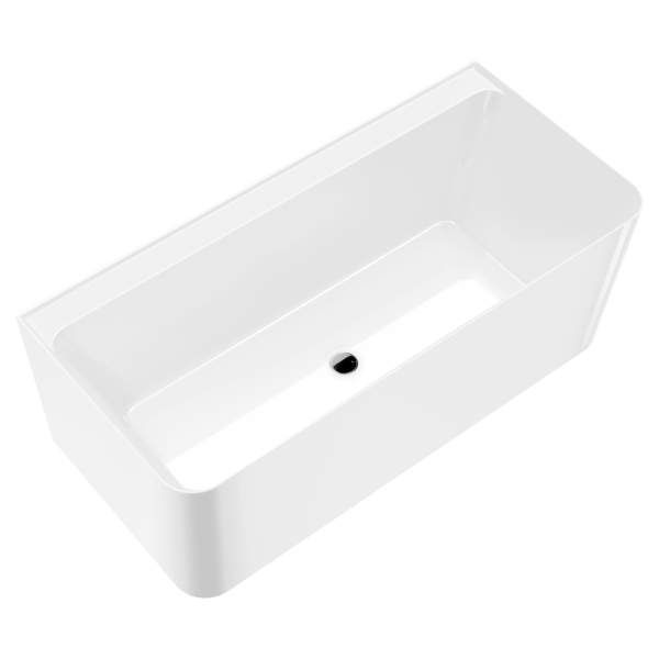 Акриловая ванна AVS Сканди 170x80 белая с донным клапаном