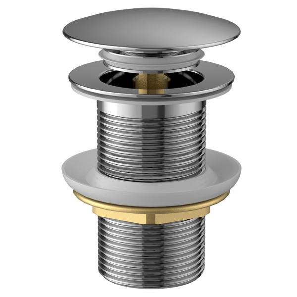 Донный клапан AVS Slimmer без перелива, хром