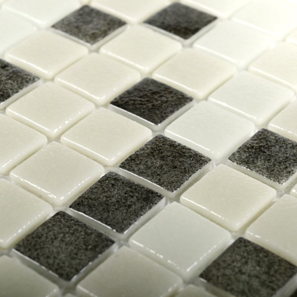 Мозаика Bonaparte Atlantis Nero 31,5x31,5 стеклянная