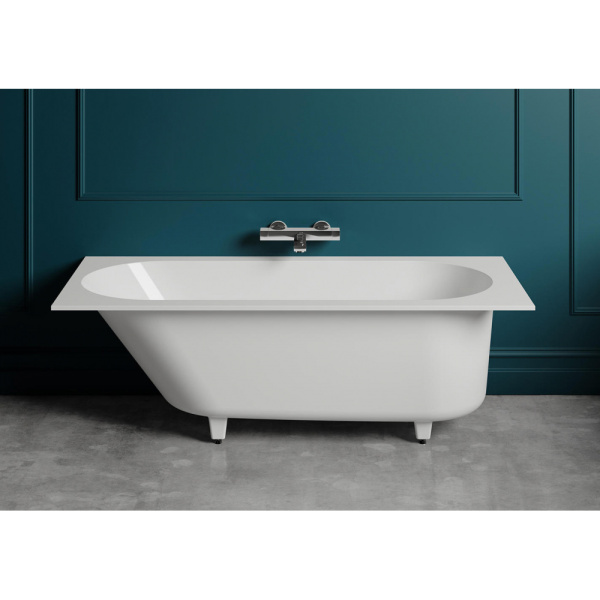 Ванна из искусственного камня Salini Ornella S-Sense 180x80 белая с ножками