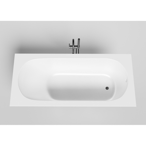 Ванна из искусственного камня Salini Ornella S-Sense 180x80 белая с ножками
