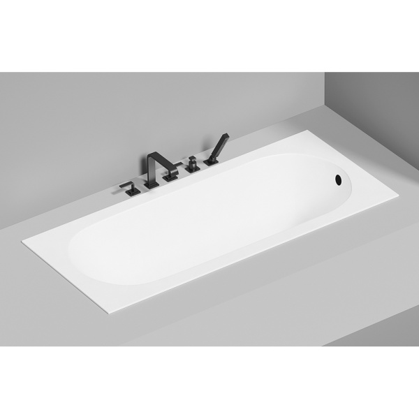 Ванна из искусственного камня Salini Ornella S-Stone 170x75 белая матовая с ножками