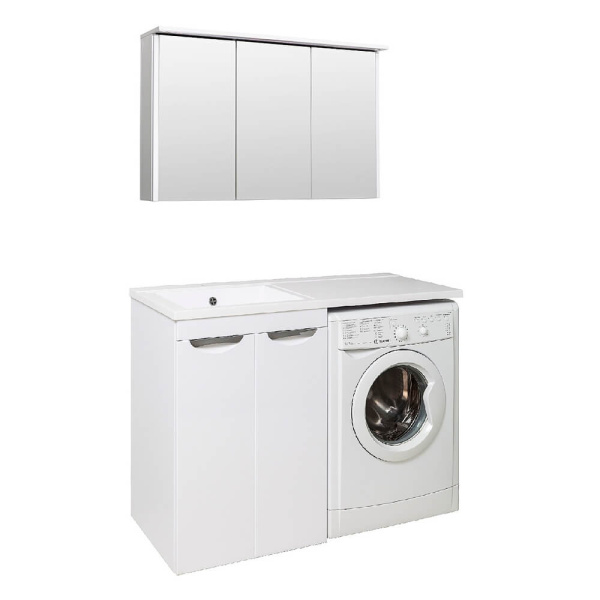 Тумба с раковиной Runo Лира УТ000003443+00-00001024 120 левая