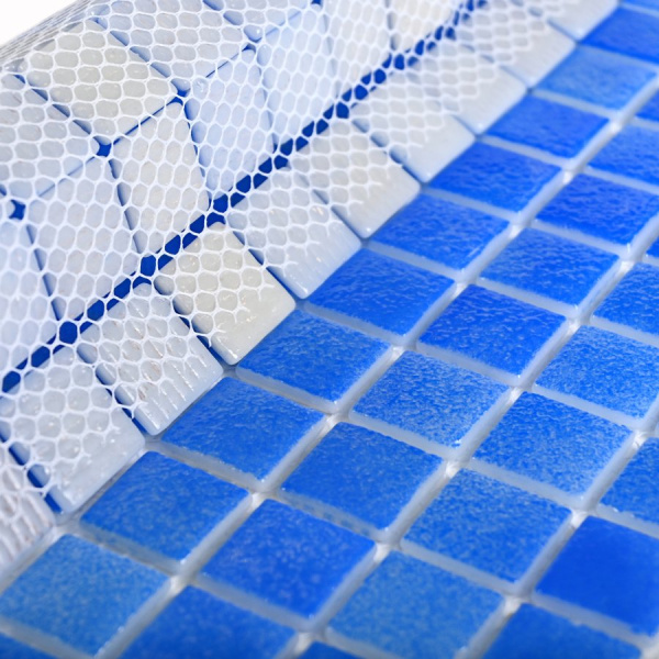 Мозаика Bonaparte Atlantis Blue Art 31,5x31,5 стеклянная