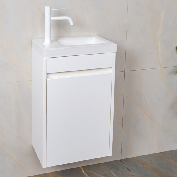 Тумба с раковиной AVS Миниатюра 40 L белая