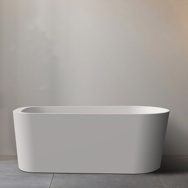 Акриловая ванна AVS Нона 150х80 белая матовая с донным клапаном