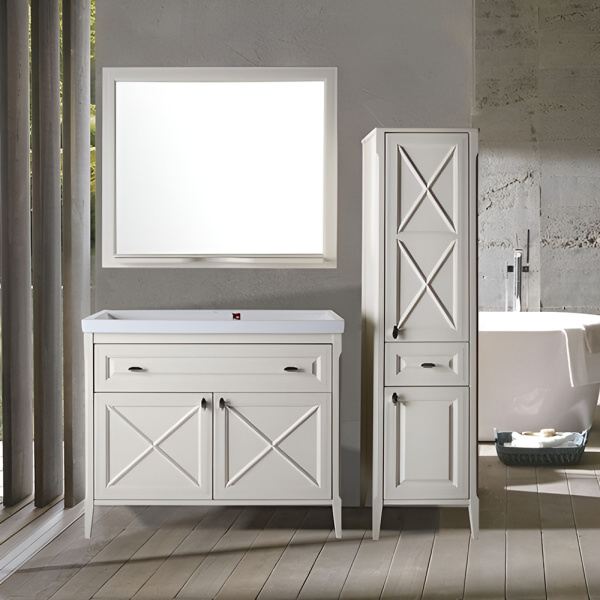 Зеркало ASB Wood Line Монте 100 бежевое